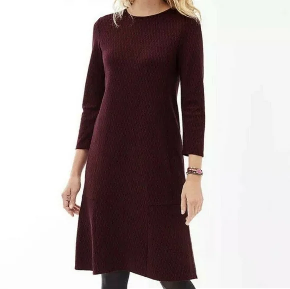 burgundy shift dresses Command | Burgundy Plunge-Neck Maxi Dress With Front-High Split main image 1